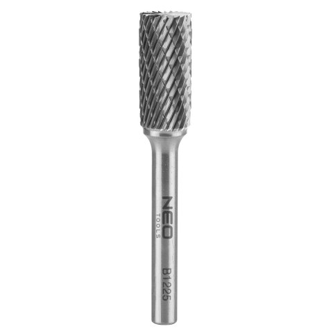 Frez do metalu HM, typ B (walcowy z ostrzami na górze), 12 x 25 mm, trzpień 6 x 45 mm