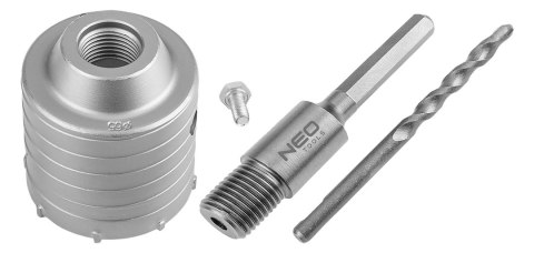 Otwornica widiowa 65 mm z adapterem HEX oraz wiertłem pilotującym