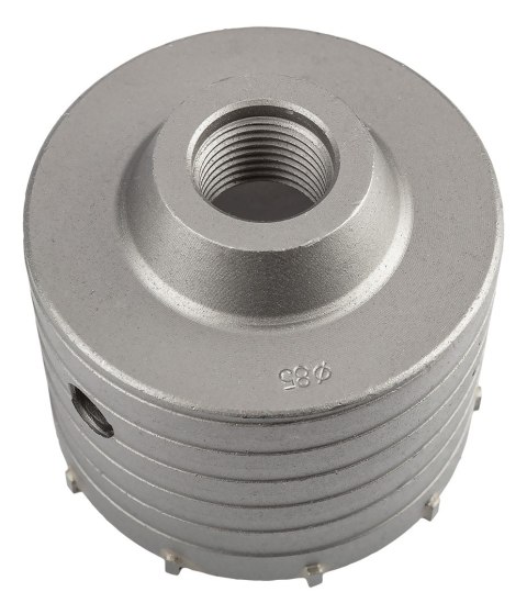 Otwornica widiowa 85mm z adapterem SDS+ oraz wiertłem pilotującym