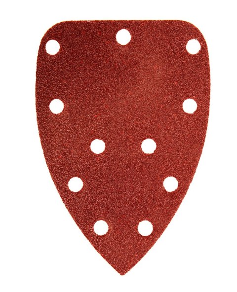 Papiery ścierne na rzep, żelazko 80 x 140 mm, P60, 5 szt., z 11 otworami do 59G336