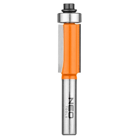 Frez prosty z dolnym łożyskiem, TCT, 12.7 x 25 mm, trzpień 8 mm