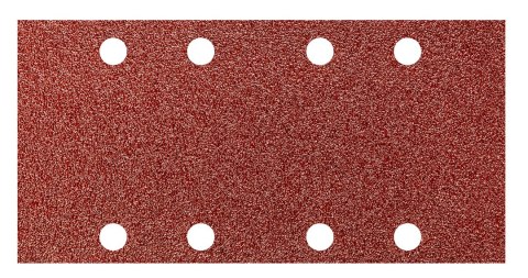 Papier ścierny na rzep 93 x 185 mm, P80, 5 szt., z 8 otworami