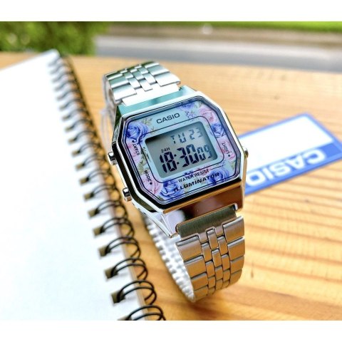 Casio ZEGAREK DAMSKI CASIO LA680WA-2C (zd631i) + BOX