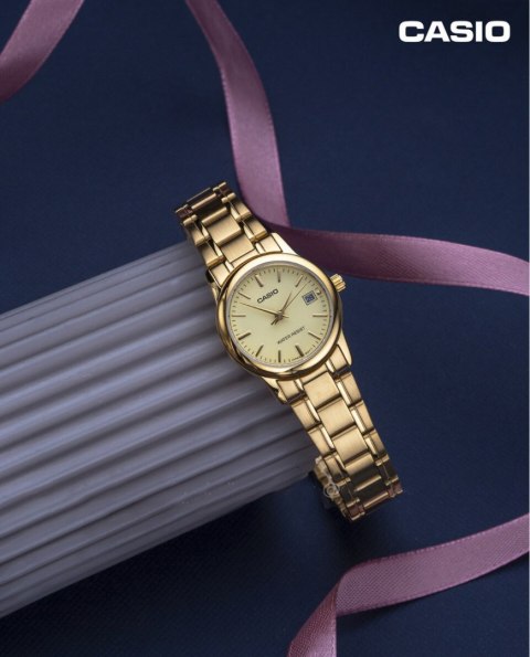 Casio ZEGAREK DAMSKI CASIO LTP-V002G-9A (zd587h) + BOX