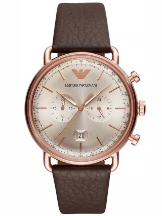 Emporio Armani ZEGAREK MĘSKI EMPORIO ARMANI AR11106 - AVIATOR (zi019c)