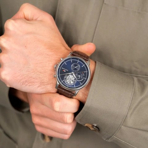 Tommy Hilfiger ZEGAREK MĘSKI TOMMY HILFIGER 1710629 Steward Open Heart + BOX