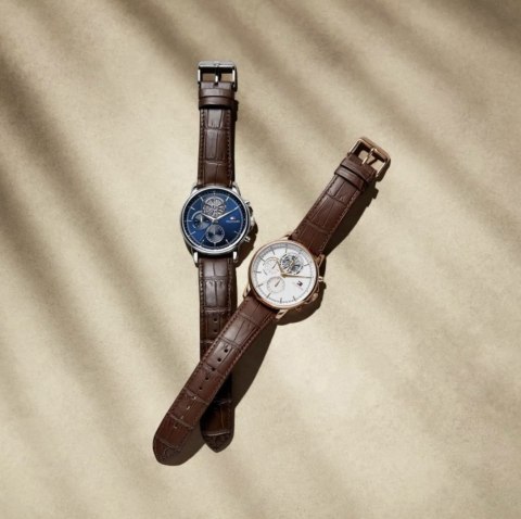 Tommy Hilfiger ZEGAREK MĘSKI TOMMY HILFIGER 1710629 Steward Open Heart + BOX