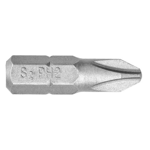 Końcówki wkrętakowe PH2 x 25 mm, 20 szt.