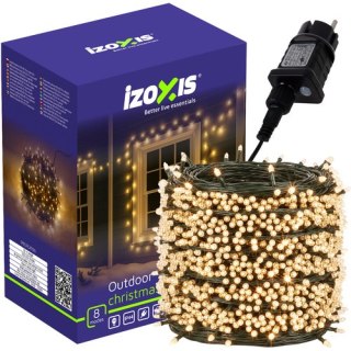 Lampki zew. 500LED 35m c. biały Izoxis 24898