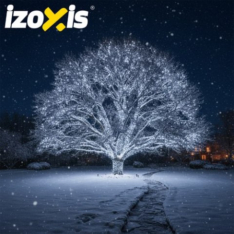 Lampki zew. 500LED 35m z. biały Izoxis 24899