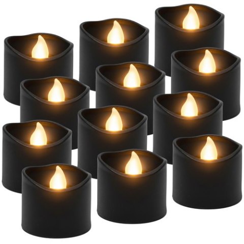 Świece LED 12 sztuk 3,6cm Ruhhy 26128