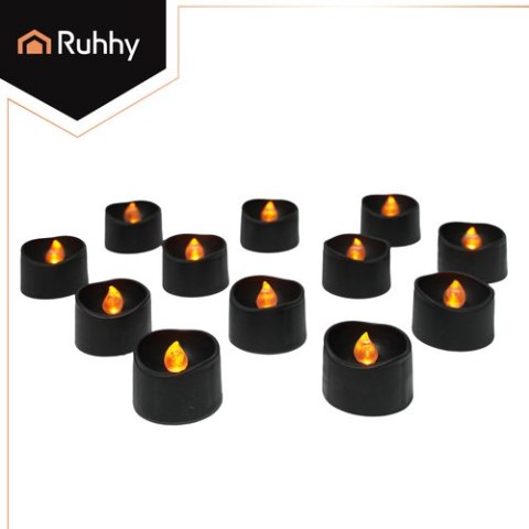Świece LED 12 sztuk 3,6cm Ruhhy 26128
