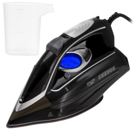 AD 5054 Żelazko parowe z pompą wody | lcd | 3000 w | 4 ust. temp. | stopa swift glide
