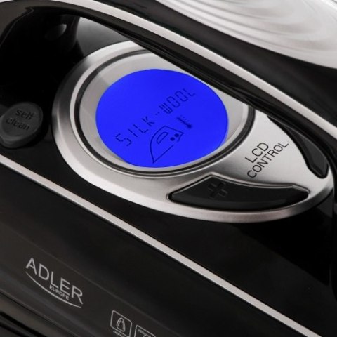 AD 5054 Żelazko parowe z pompą wody | lcd | 3000 w | 4 ust. temp. | stopa swift glide