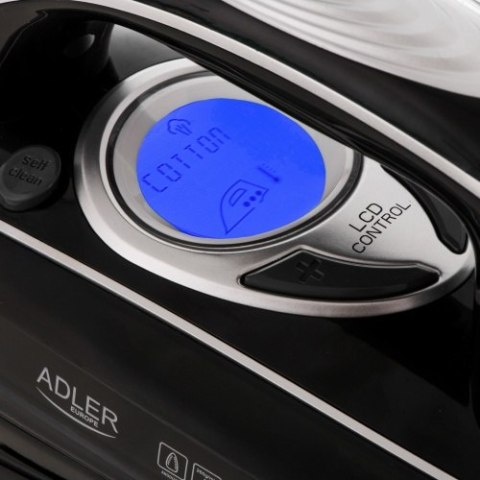 AD 5054 Żelazko parowe z pompą wody | lcd | 3000 w | 4 ust. temp. | stopa swift glide