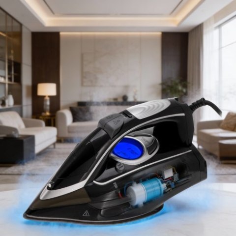 AD 5054 Żelazko parowe z pompą wody | lcd | 3000 w | 4 ust. temp. | stopa swift glide