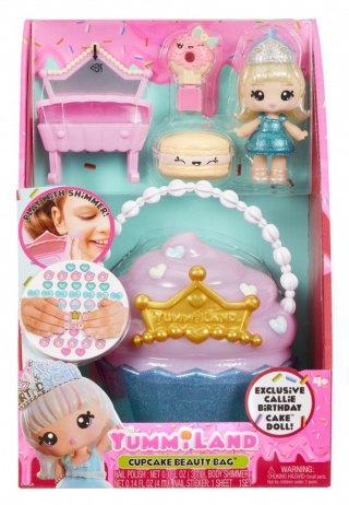 Lalka yummiland beauty bag + lip gloss cupcake