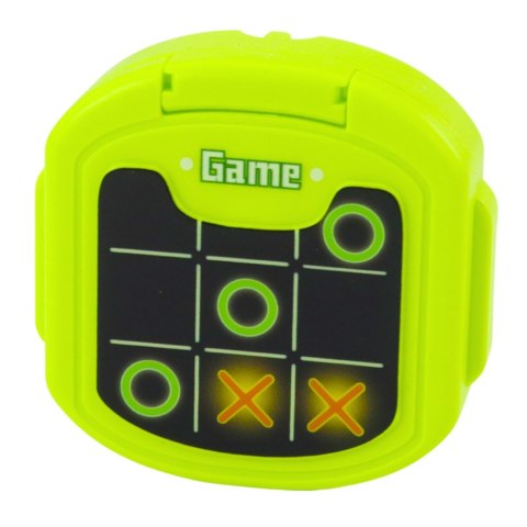 Gra Elektroniczna Kółko i Krzyżyk Tic Tac Toe 9 Trybów Zielona