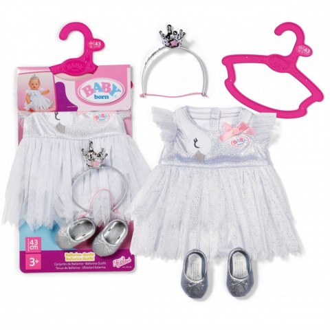 Baby born strój baletnicy dla lalki 43 cm