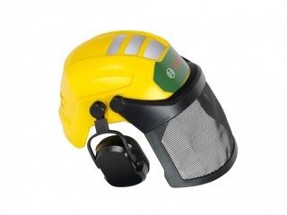 Kask bosch z przyłbicą ochronną