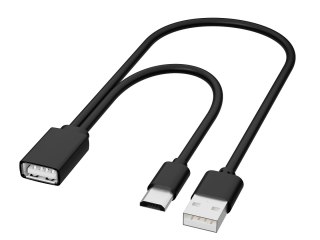 75-966# Adapter usb gniazdo usb a-wtyk usb+wtyk micro usb kabel