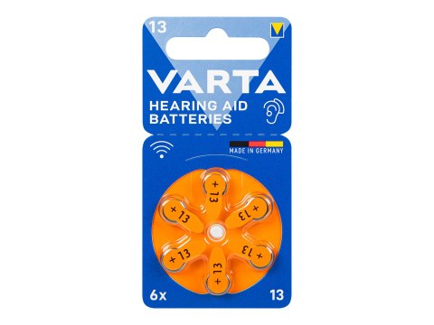 82-678# Bateria 13 varta do aparatu słuchowego 6sztuk