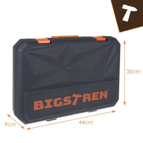 Zestaw narzędzi w walizce 168el. Bigstren 26475