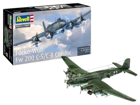 Model plastikowy samolot focke-wulf fw 200 c-5/c-8
