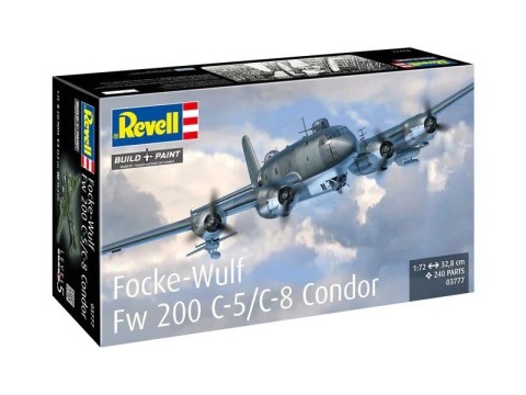 Model plastikowy samolot focke-wulf fw 200 c-5/c-8