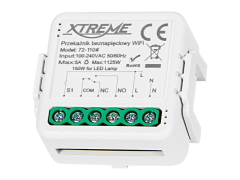 72-110# Inteligentny przekaźnik beznapięciowy wifi tuya xtreme