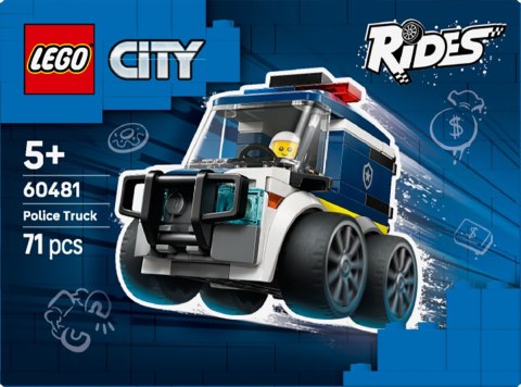 Klocki city 60481 pojazdy - ciężarówka policyjna