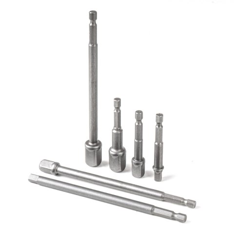 Adaptery redukcje przejściówki do nasadek hex 1/4" 3/8" 1/2" amio-04781