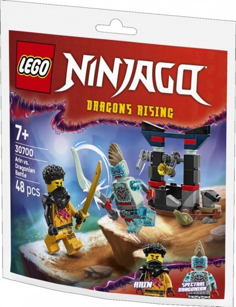 Klocki ninjago 30700 bitwa arina z dragonem