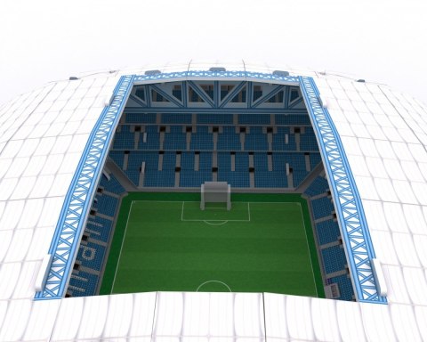 Puzzle 3d stadion lech poznań