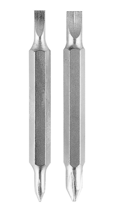 Mini wkrętak 4 w 1, bity: SL3, SL4, PH0, PH1