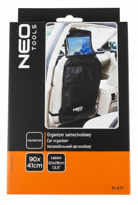 Organizer na tablet na tylne siedzenie