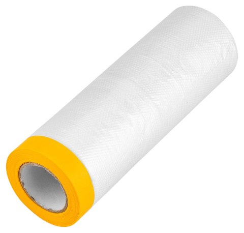 Folia malarska 1,5 m x 15 m z taśmą o szerokość 1,5 cm