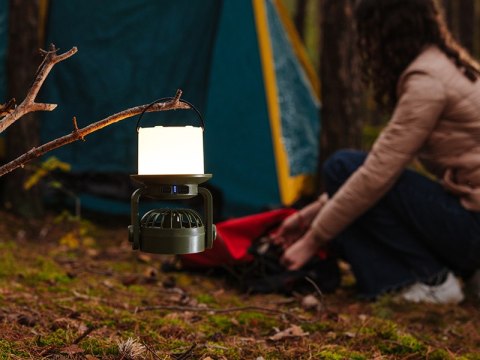 Przenośna lampa kempingowa z wentylatorem TRACER LightBreeze