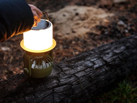 Przenośna lampa kempingowa z wentylatorem TRACER LightBreeze