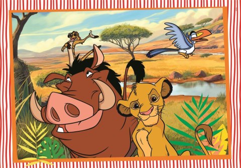 Puzzle 2x20 Super Color DISNEY CLASSIC KRÓL LEW I DUMBO Clementoni 24837