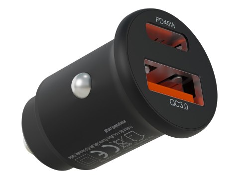 76-035# Ładowarka samochodowa 2x usb-a+usb-c 45w g50b