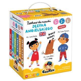 CzuCzu: Zestaw do nauki języka angielskiego dla dzieci 1, 2, 3 Bright Junior Media