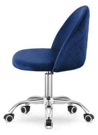 Lugano Krzesło obrotowe GLORIA OFFICE BLUE VELVET