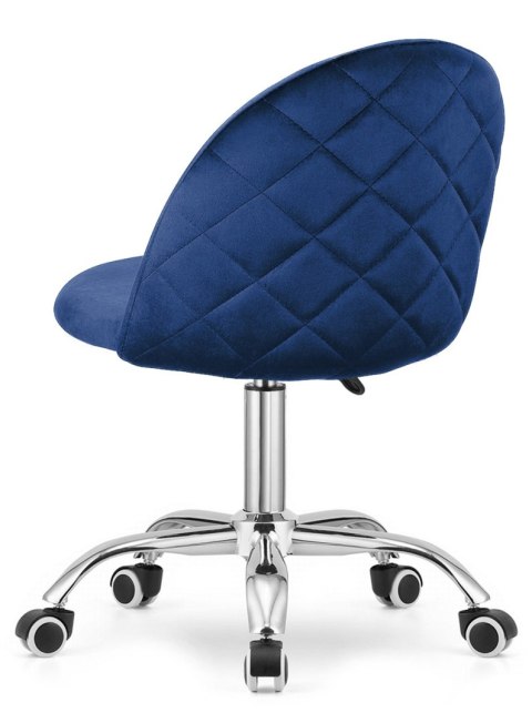 Lugano Krzesło obrotowe GLORIA OFFICE BLUE VELVET