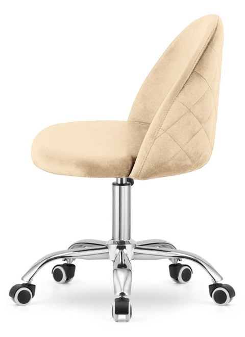 Lugano Krzesło obrotowe GLORIA OFFICE CREAM VELVET