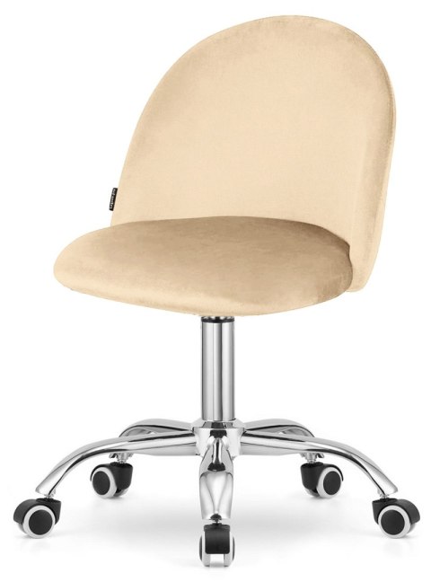 Lugano Krzesło obrotowe GLORIA OFFICE CREAM VELVET