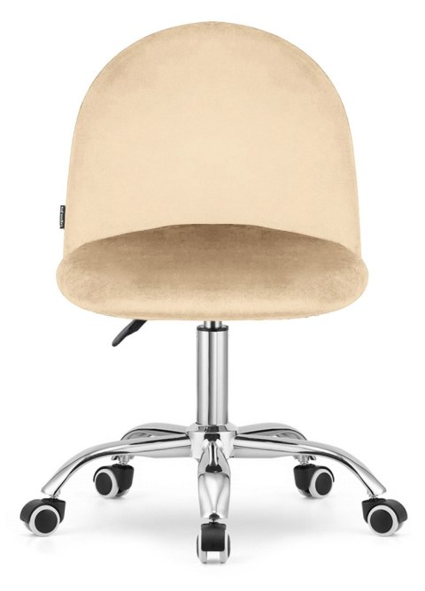 Lugano Krzesło obrotowe GLORIA OFFICE CREAM VELVET