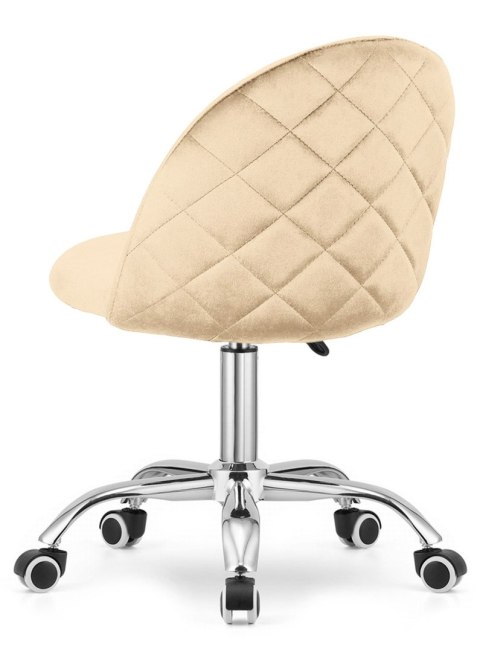 Lugano Krzesło obrotowe GLORIA OFFICE CREAM VELVET