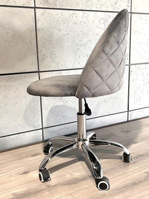 Lugano Krzesło obrotowe GLORIA OFFICE DARK GREY VELVET