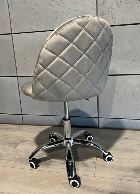 Lugano Krzesło obrotowe GLORIA OFFICE DARK GREY VELVET